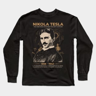 Nikola Tesla Long Sleeve T-Shirt